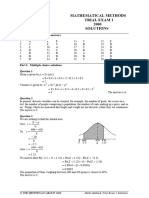 (Methods) 2000 Heffernan Exam 1 Solutions