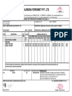 Rajendra Ferromet Pvt. LTD.: Material Test Certificate According To en 10204-3.1