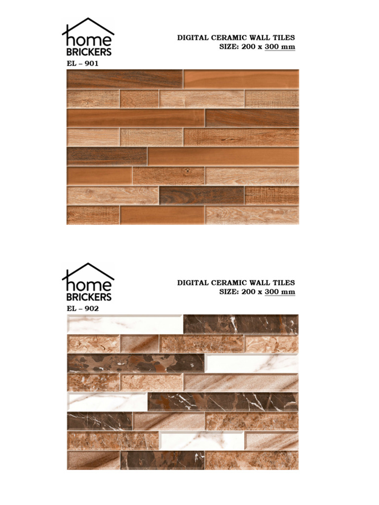 Homebrickers 20x30 Ceramic Wall Tiles PDF Tile Crafts