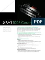 Xa 046764 Pu 5 Xaar 1003 Ceramics Product Datasheet English