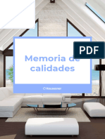 Memoria de Calidades Houseoner