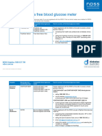 Fact Sheet How To Access Free Blood Glucose Meter