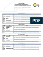 Horario de Atención - Nivel Medio 2023