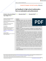 Computer Assisted Learning - 2023 - Whalen - Digital Re - E2 - 80 - 90attributional Feedback in High School Mathematics Education and Its