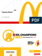 IDL Speedy Meals Champions 2023 - MCD PODOMORO