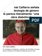 Ebook El Cardenal Caffarra Señala Que La Ideología de Género Le Parece