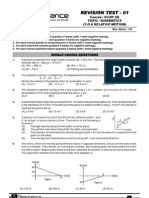 Revision Test Physics