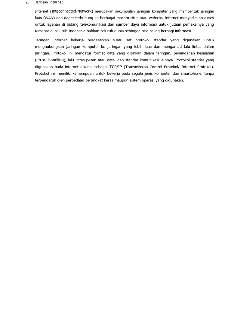 Memahami Jaringan Internet Global | PDF | Game & Aktivitas | Komputer