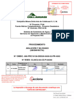 800 PRC19138 DES20 5600 52 PR 4003 - 0 Proced. Aislacion y Bloqueo (Geoinyecta) - TCC - Timbre APSA