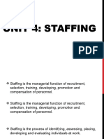 Unit 4 Staffing