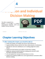 Chapter 4 Perception and Individual Decision Making