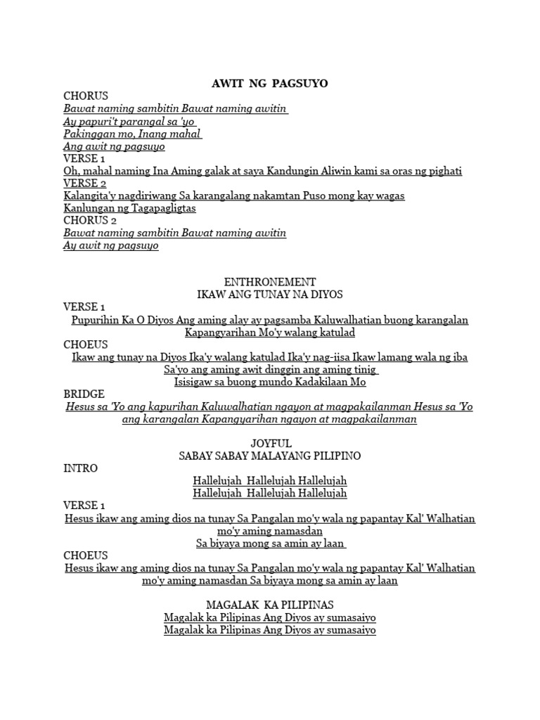 Lyrics - Addas | PDF