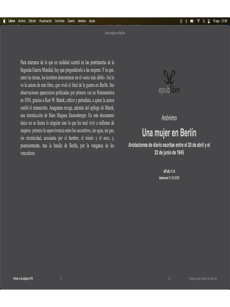 Anonimo Una Mujer en Berlin Seleccion PDF