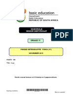 Physical Sciences p1 Grade 11 Nov 2015 Afr