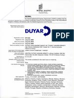 DUYAR Wipo TradeMark