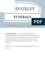 John Oxley Funerals - Cremation - Burial - Memorial Services
