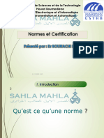 Les Cours de Module Normes Et Certification Dr. BOURIACHI Fares