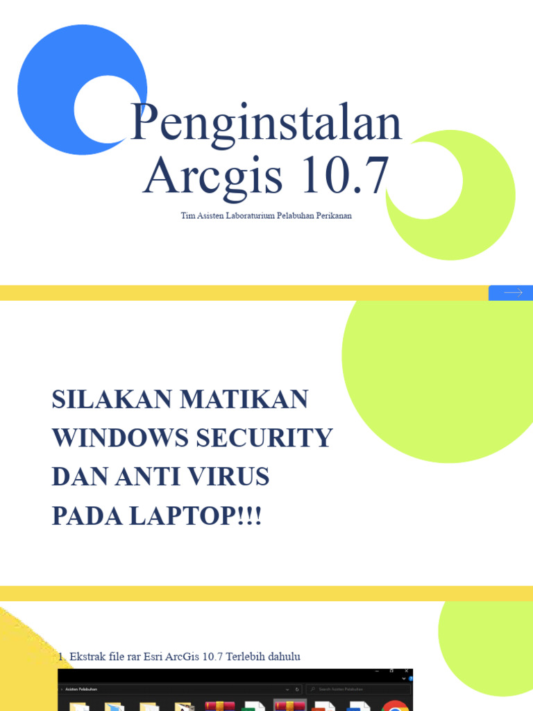 Panduan instalasi arcgis 10 7 pdf