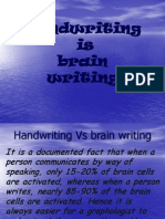 Handwriting Is Brain Writing