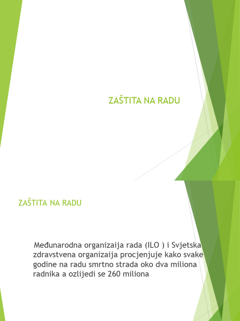 Zaštita Na Radu | PDF