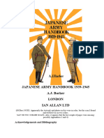 Japanese Army Handbook 1939-1945
