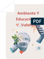 #2 Documento Ambiente Y Educacion en Valores.