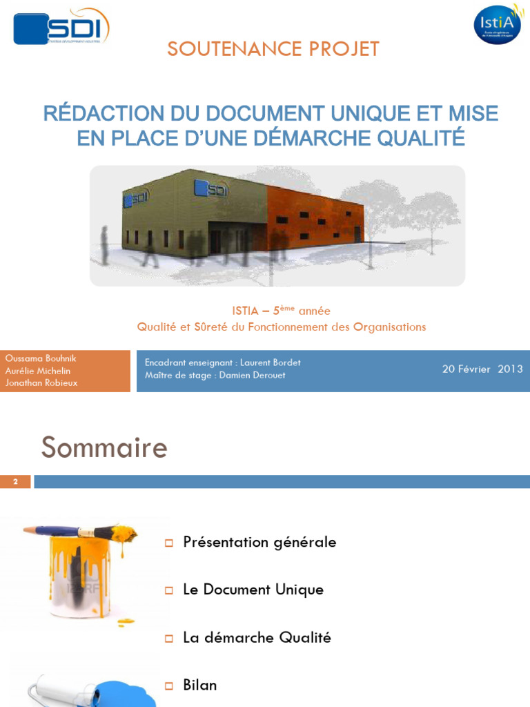 Document Unique et Démarche Qualité | PDF | Gestion de projet | Six Sigma