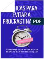 E-Book 101 Dicas para Evitar A Procrastinação