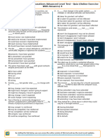 334 Active Passive Voice Causatives Advanced Level Test Quiz Online Exercise With Answers 4