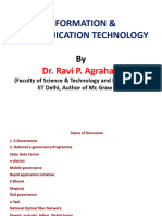 Information & Communication Technology: Dr. Ravi P. Agrahari