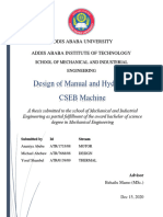 Design of Manual and Hydraulic CSEB Machine