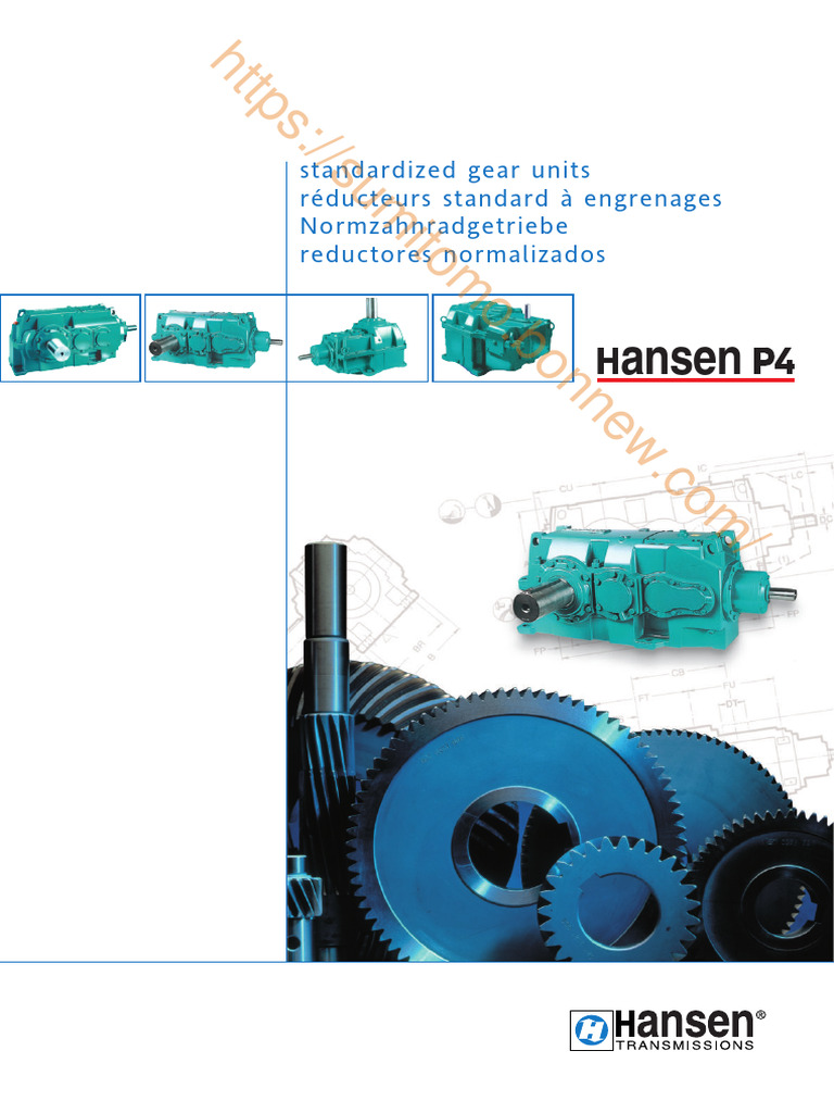 Réducteurs industriels Hansen P4 | PDF | Grandeur physique | Machine
