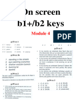 On Screen b1 b2 Keys Module 4