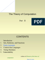 The Theory of Computation Part II