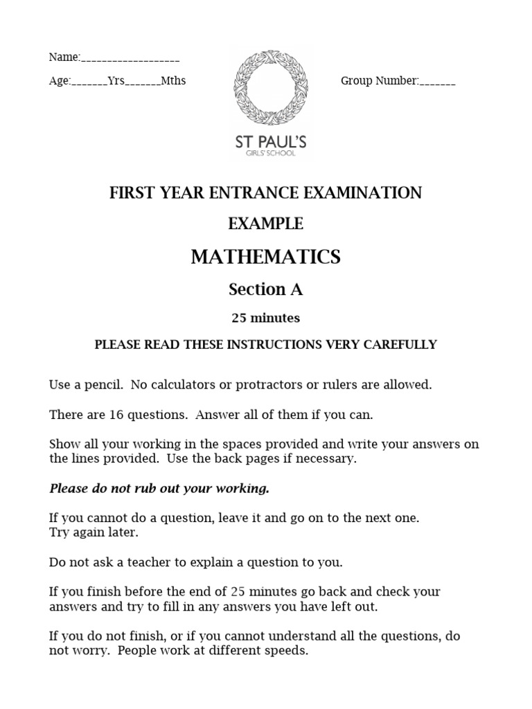 SP Sample Maths 1 | PDF