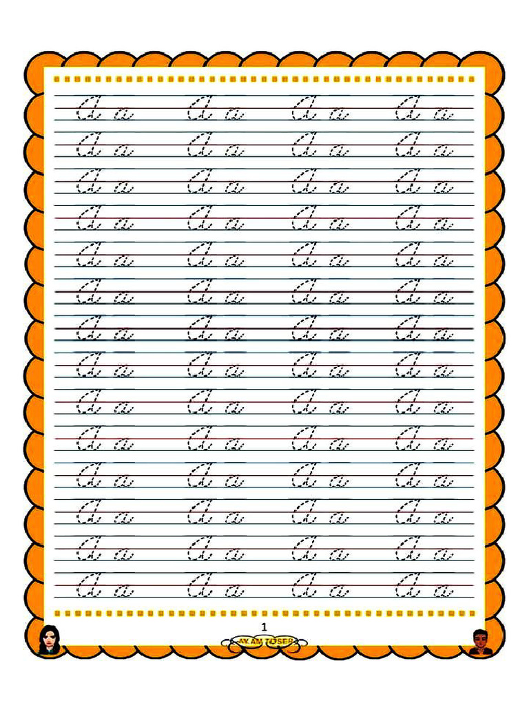 Alphabet Cursive | PDF