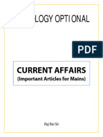 Socio - Current Affairs (Mains2023)