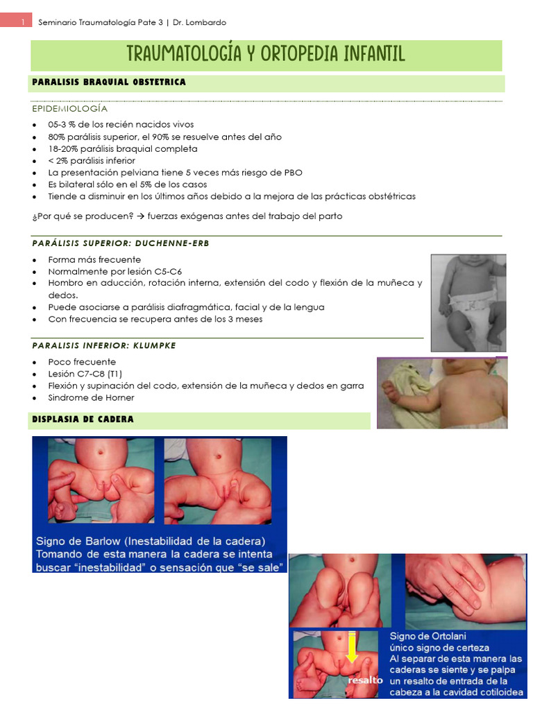 Traumatología y Ortopedia Infantil | Descargar gratis PDF ...