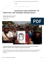 Mahasiswa Papua Bicara Soal Rasialisme - 'Ih Kalian Bau' Dan Tudingan Tukang Minum - BBC News Indonesia