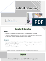 Pharmaceutical Sampling: One Quality Solutions Ltd. Web