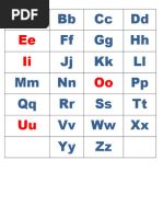 Alphabet Chart with Pictures PDF | PDF