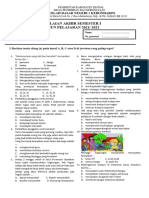 Soal PAS Kelas IV Mapel PPKN Semesetr I 2021