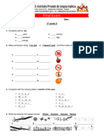 2nd Grade A Final Exam 2023