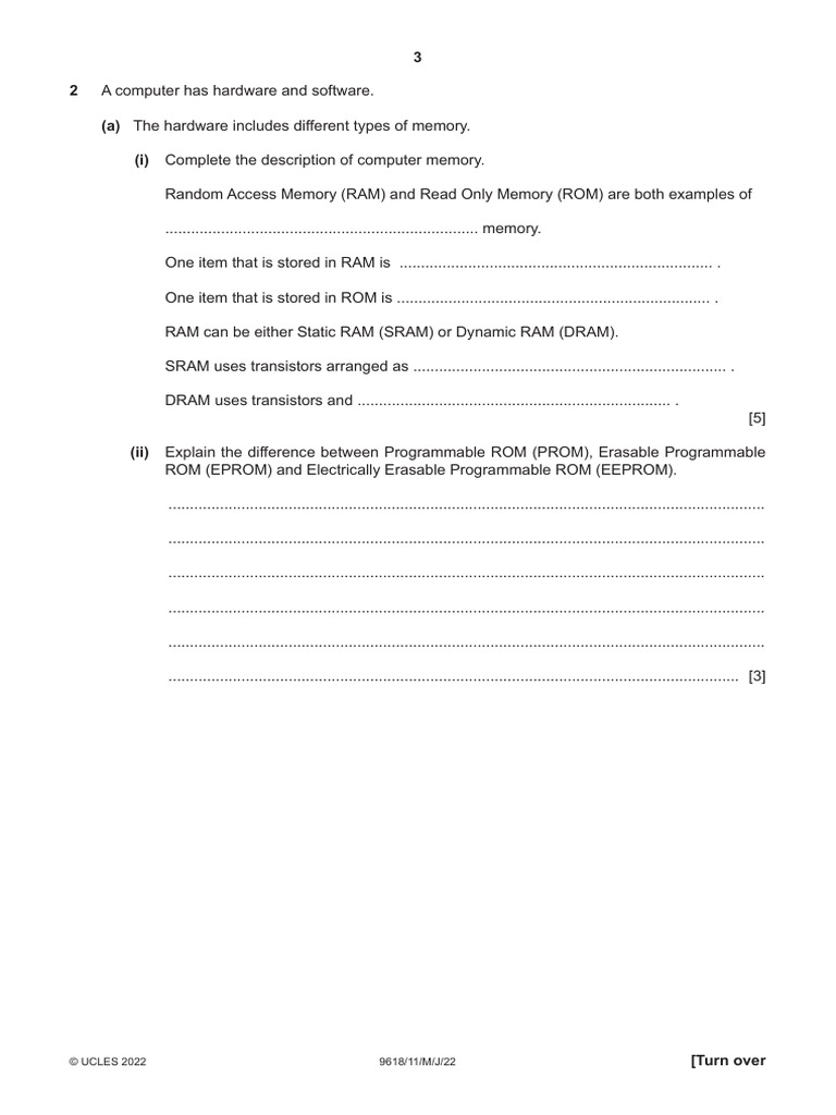 Hardware pdf random access memory read only memory