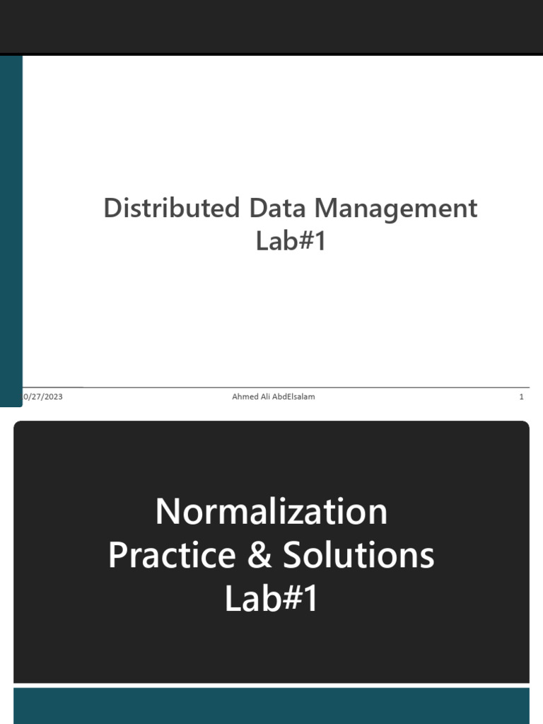 Sec1 DDM PDF Data Management Computer Science