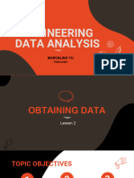 Engineering Data Analysis: Marcelino Yu