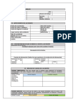 Formulario Investigación de Accidentes