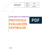 Protocolo Evaluación Vestibular CMT