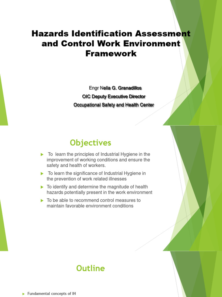 Industrial Hygiene: Identifying Workplace Hazards | PDF | Occupational ...