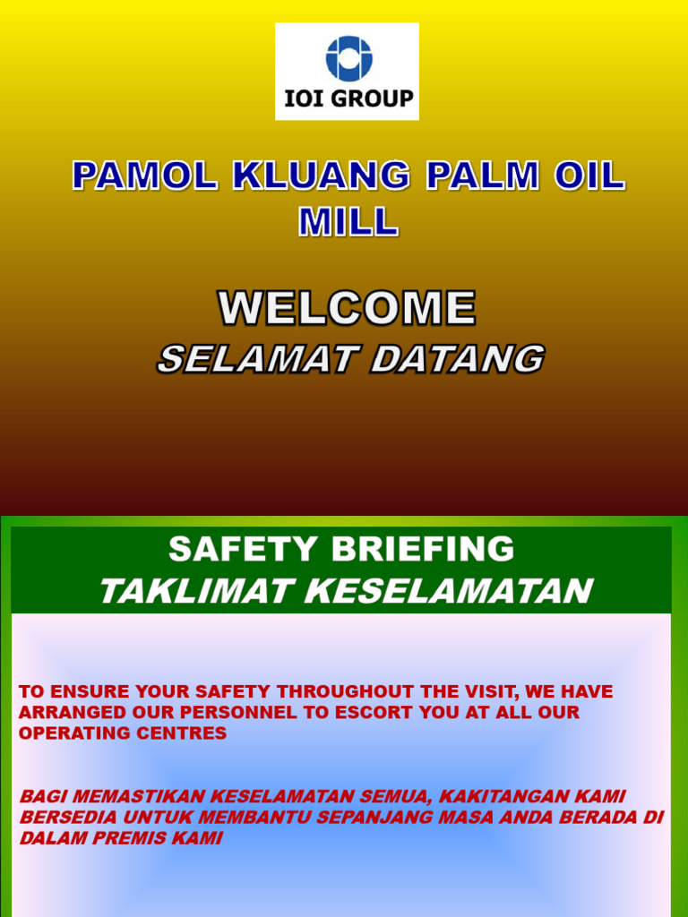Sample Safety Briefing PDF